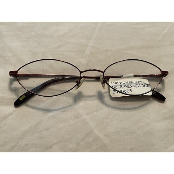 Jones New York J408 Burgundy 51 18 135 Eyeglasses Frames - Picture 1 of 7